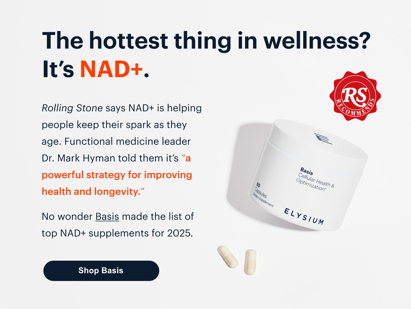 The hottest thing in wellness? It’s NAD+.