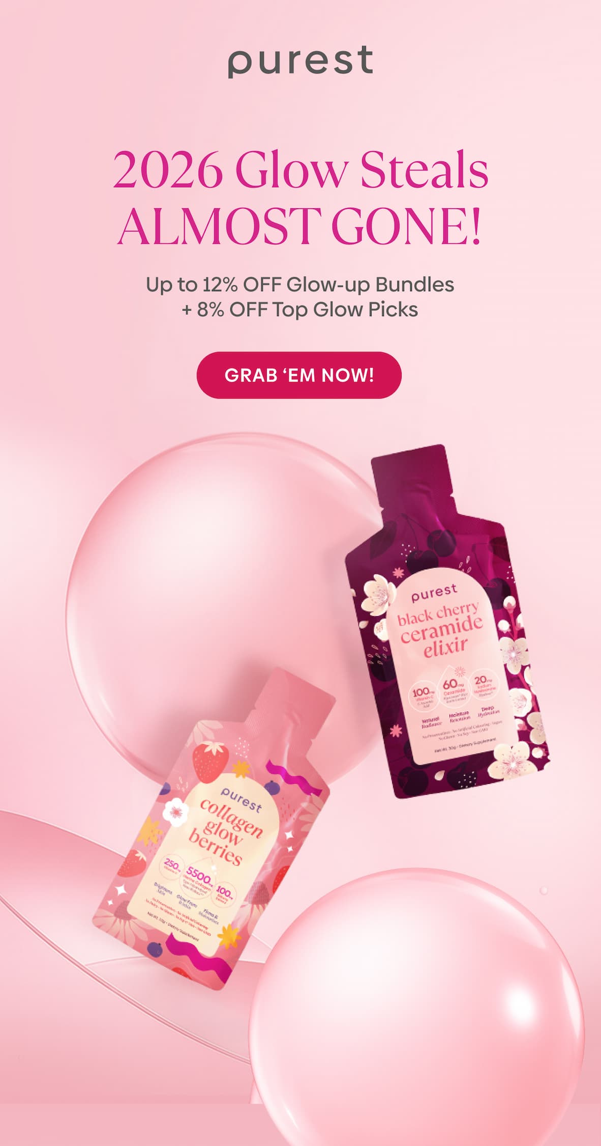 2026 Glow Steals — ALMOST GONE! Up to 12% OFF Glow-up Bundles + 8% OFF Top Glow Picks Grab ‘Em Now!