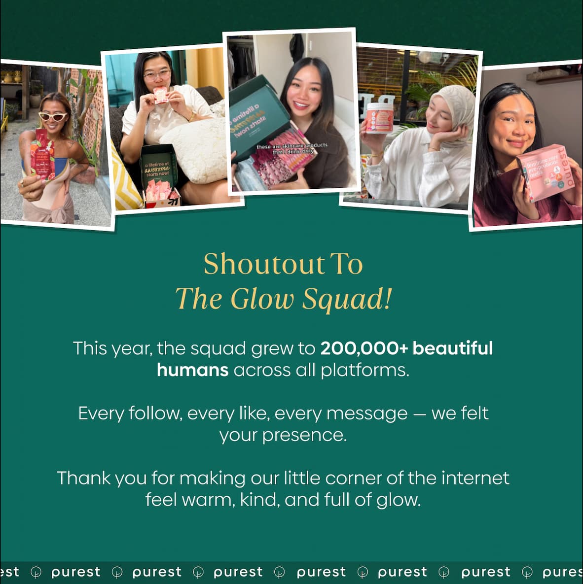 Shoutout To The Glow Squad!