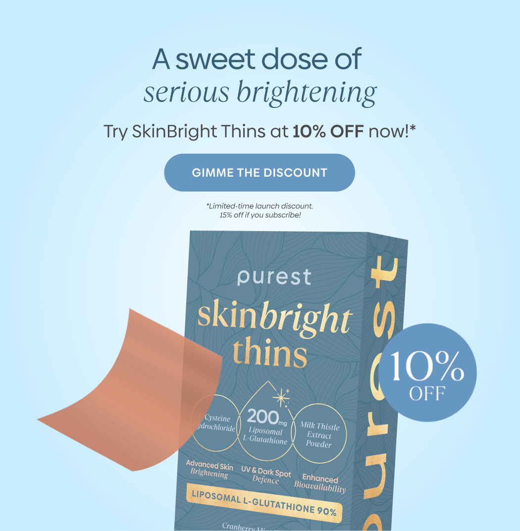 A Sweet Dose of Serious Brightening Try Skin Bright Thins At 10% Off Now!*
