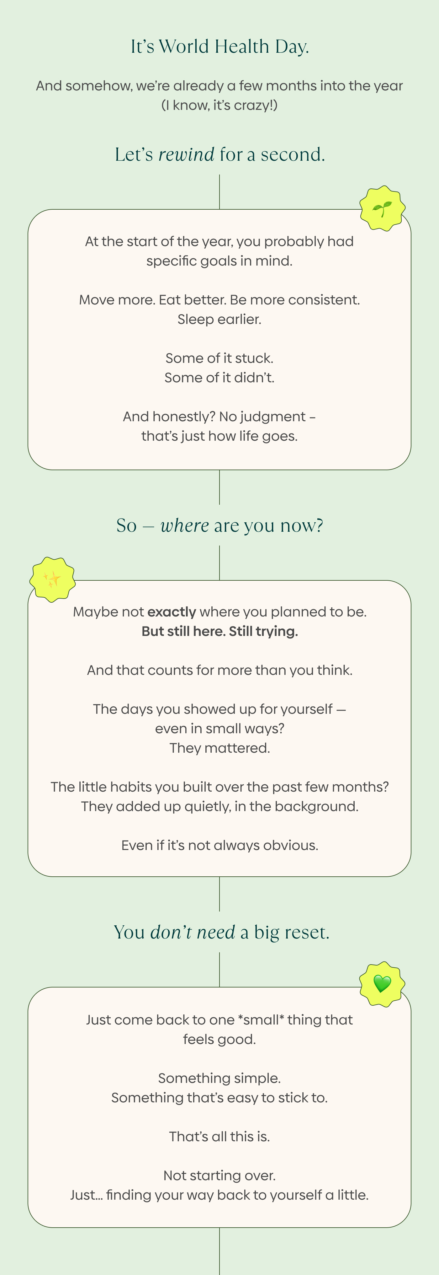 It’s World Health Day.