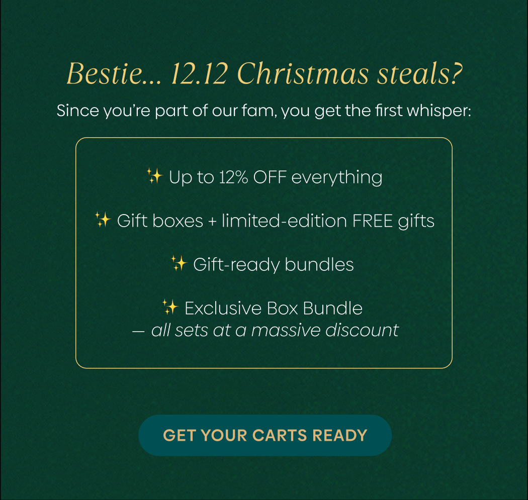 Bestie… 12.12 Christmas steals?