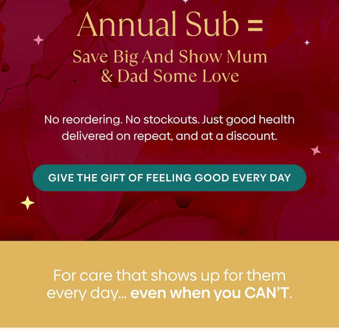 Give the gift of feeling good everyday