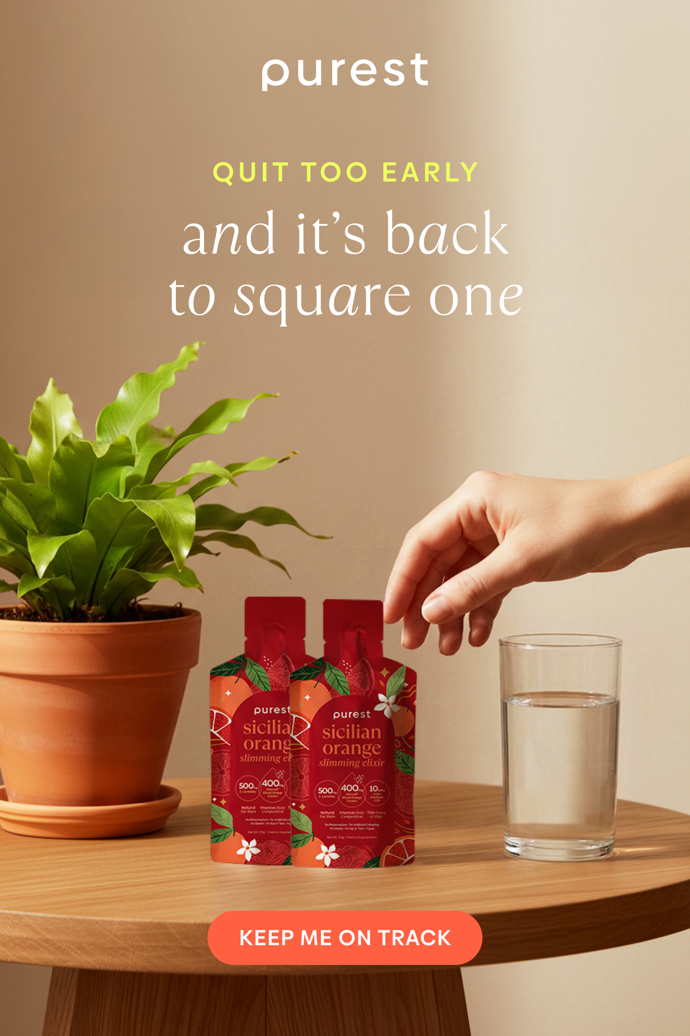 Quit too early, and it’s back to square one.