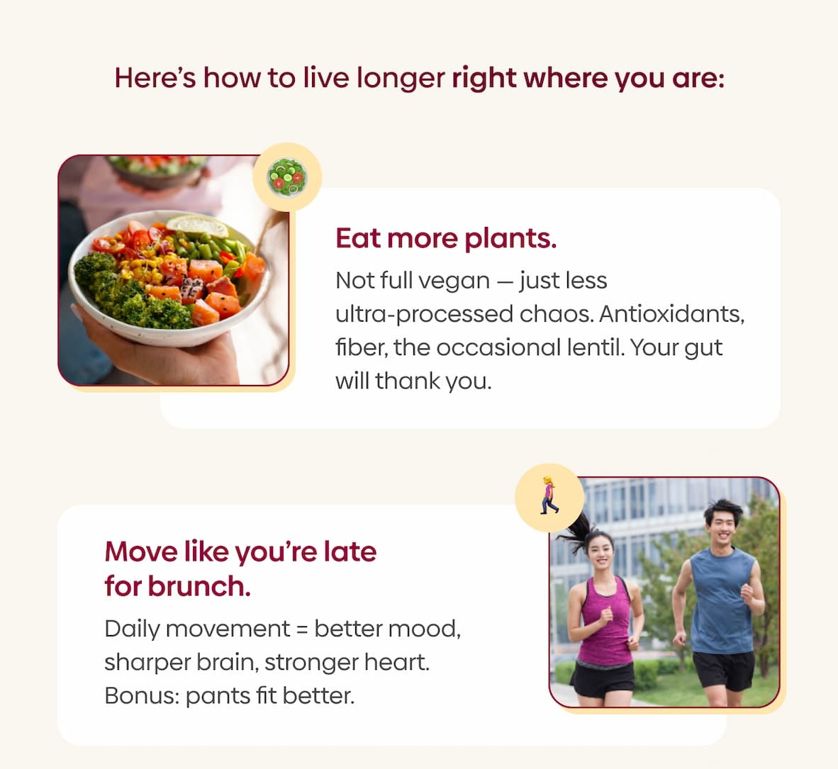 Here’s how to live longer right where you are
