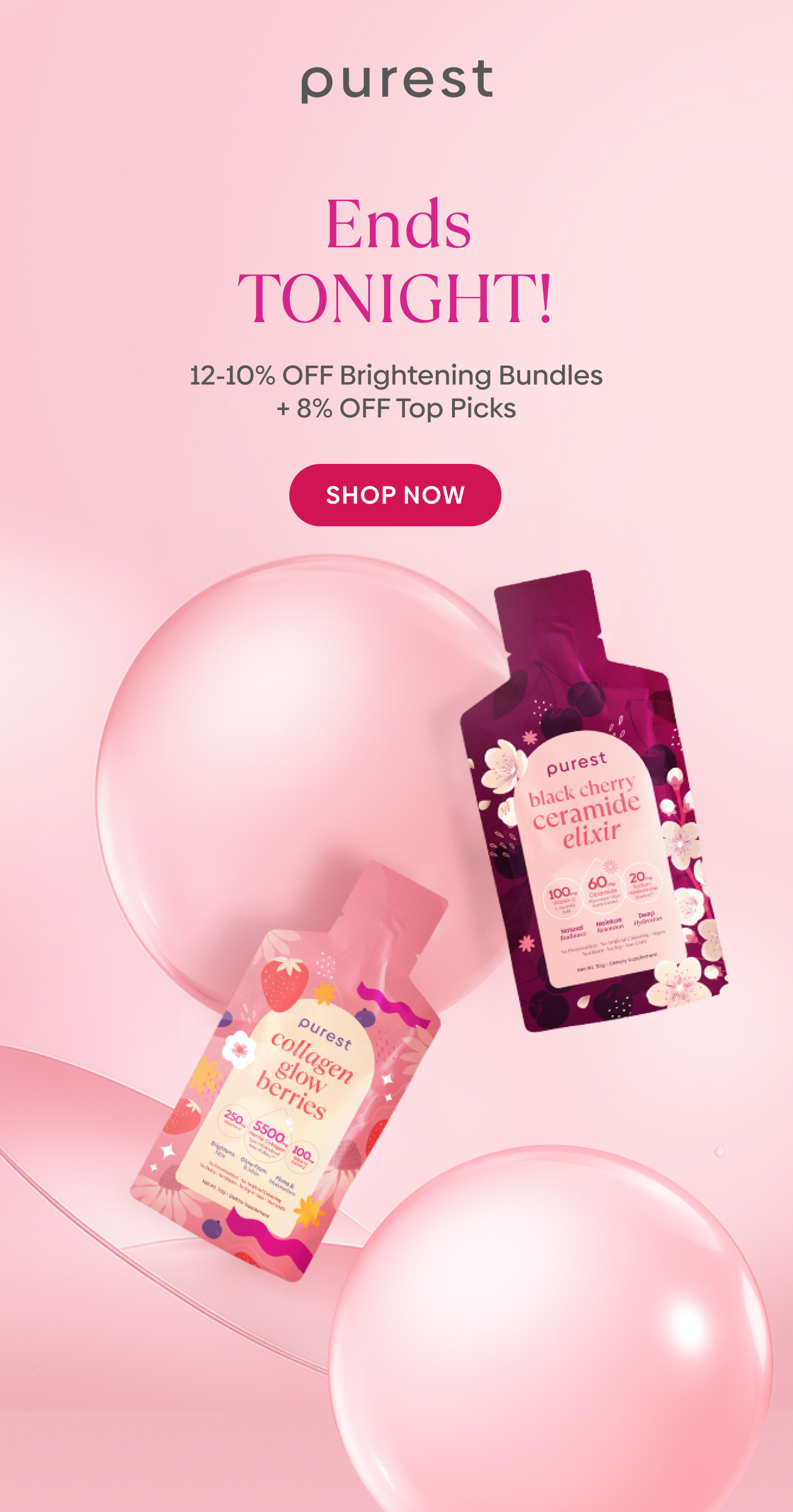 Ends TONIGHT! 12-10% OFF Brightening Bundles + 8% OFF Top Picks | Snag ‘Em Now!