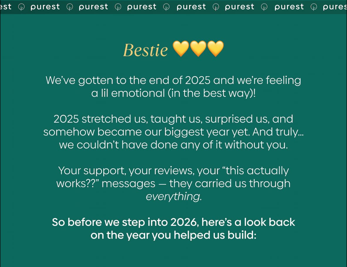 2025 stretched us, taught us, surprised us, and somehow became our biggest year yet. And truly… we couldn’t have done any of it without you.