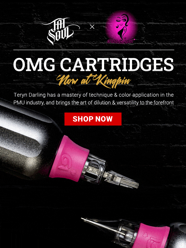 Now Available TATSoul X Girlz Ink OMG Cartridges Kingpin Tattoo Supply