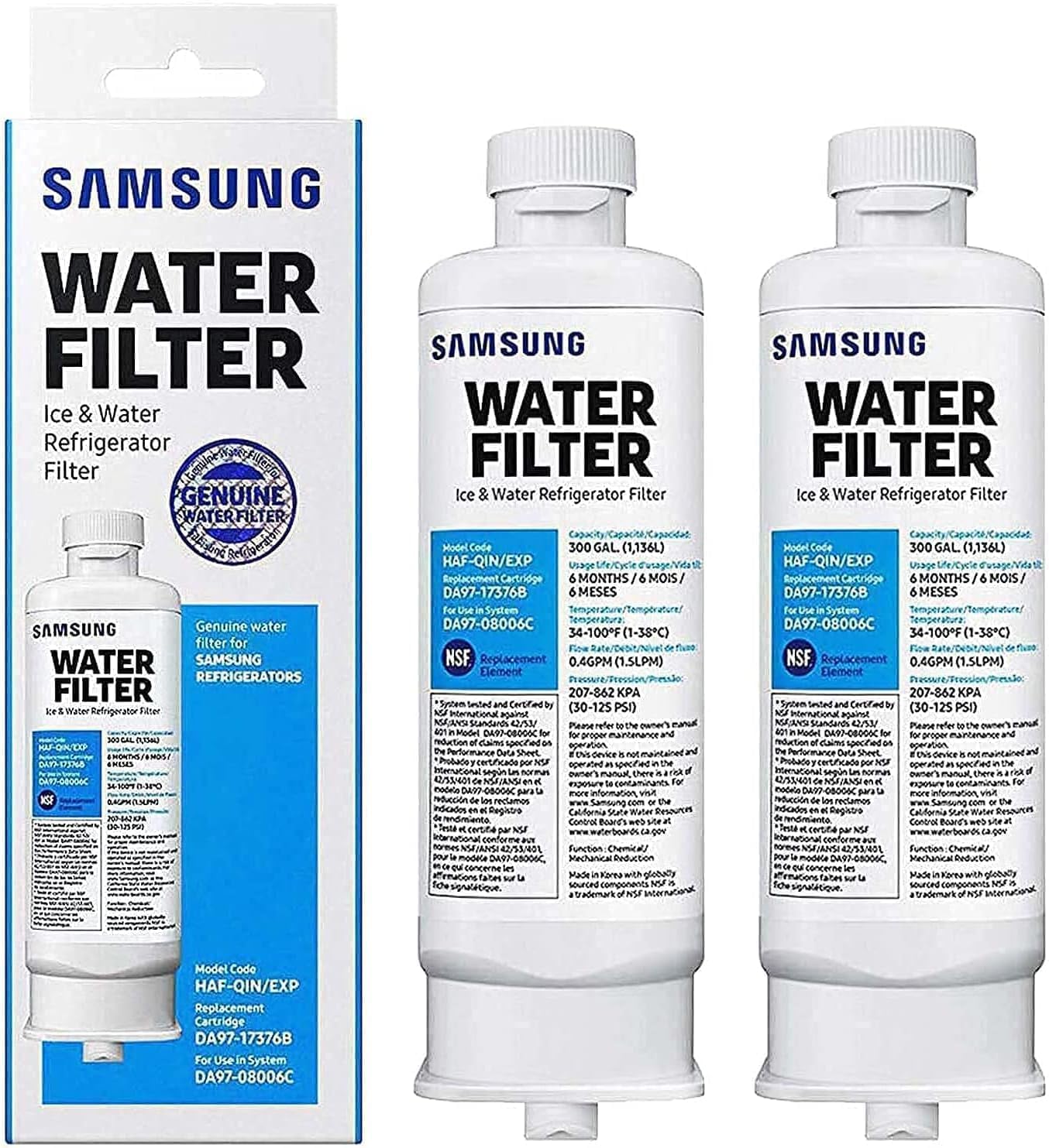 1-Pack Kenmore 46-9083 Replacement Refrigerator Water Filter - USA, Carbon/Charcoal