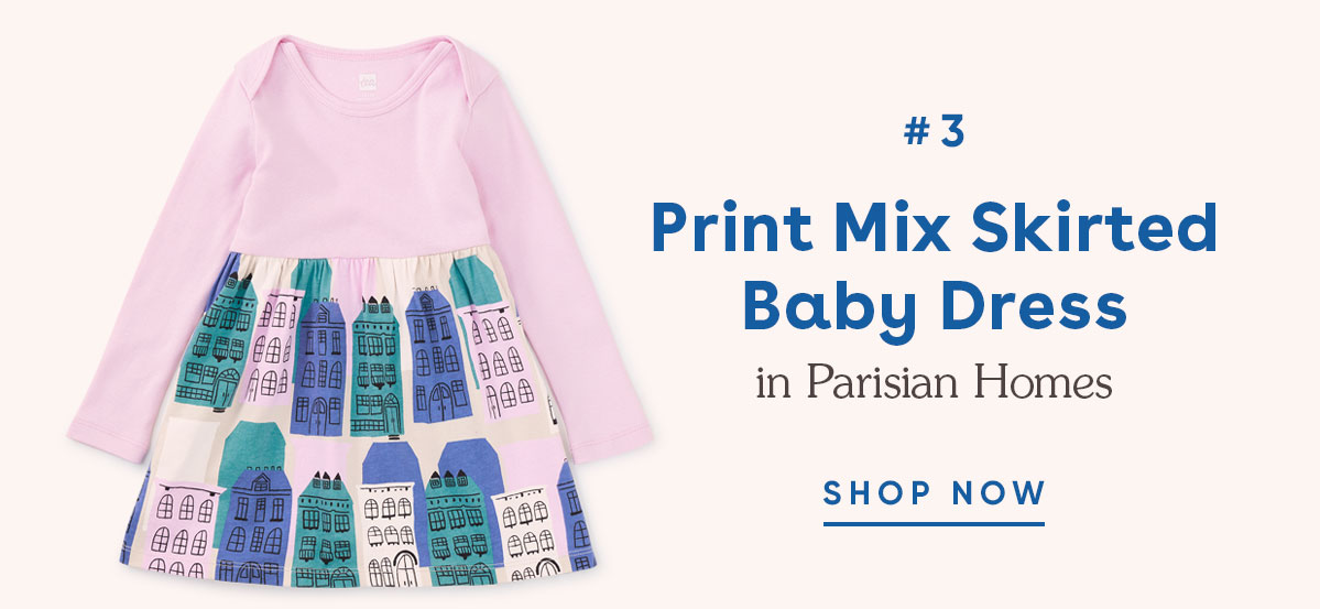 Print Mix Skirted Baby Dress