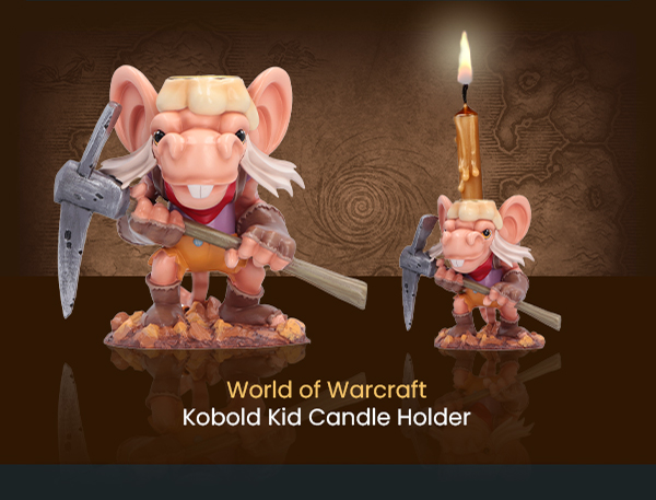 World of Warcraft Kobold Kid Candle Holder