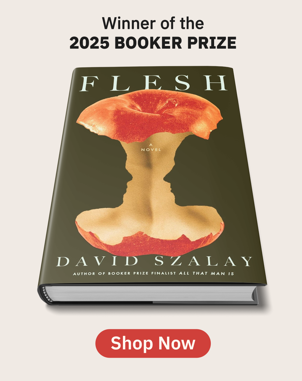 Winner of the 2025 Booker Prize is Flesh