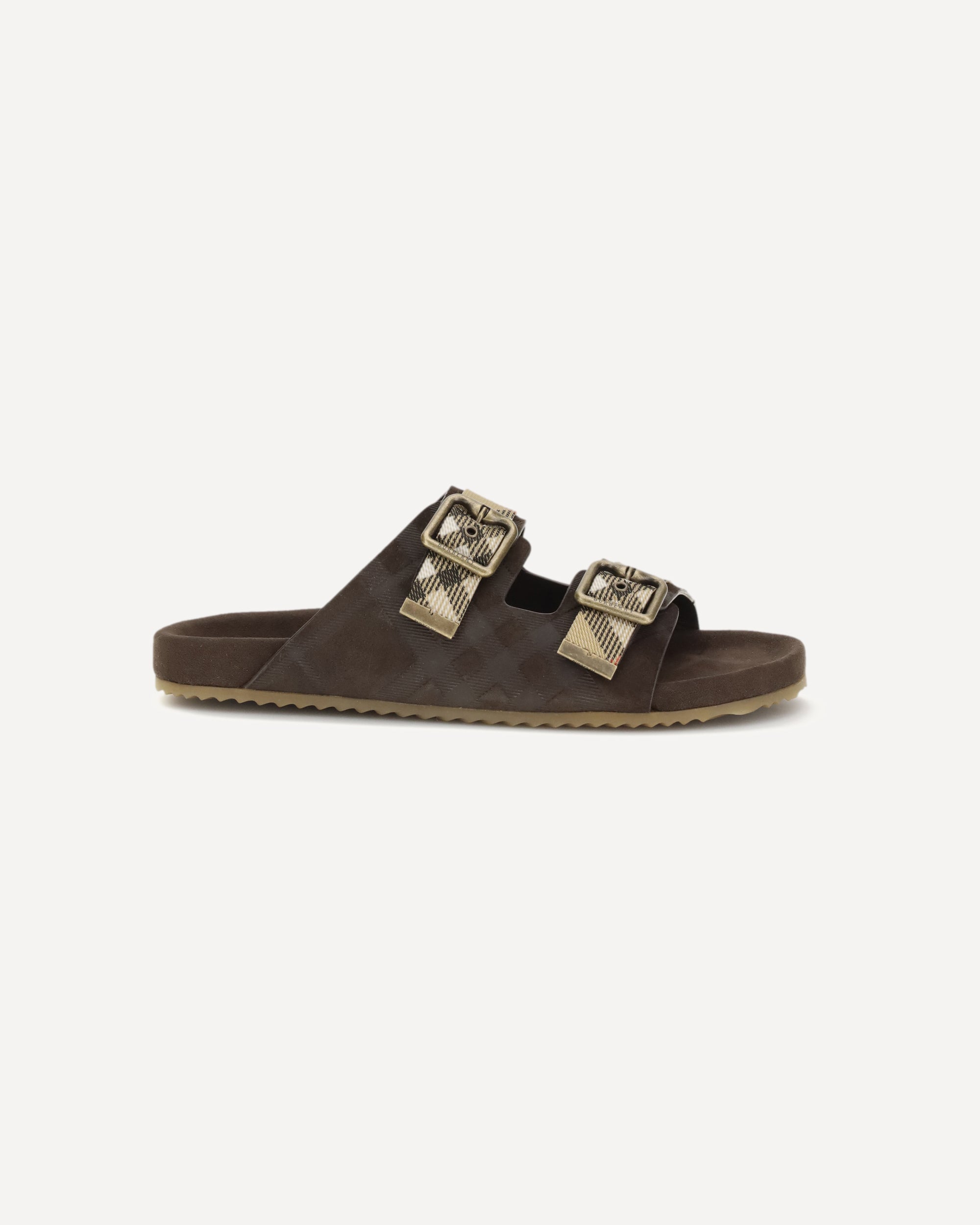 Check suede Urchin Sandals