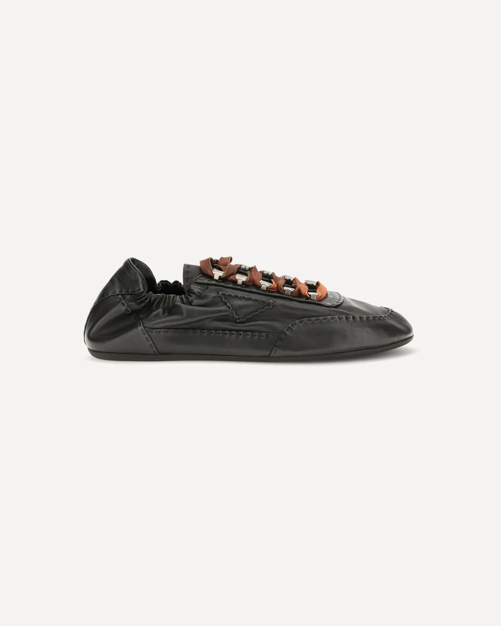 Collapse aged nappa leather Sneakers