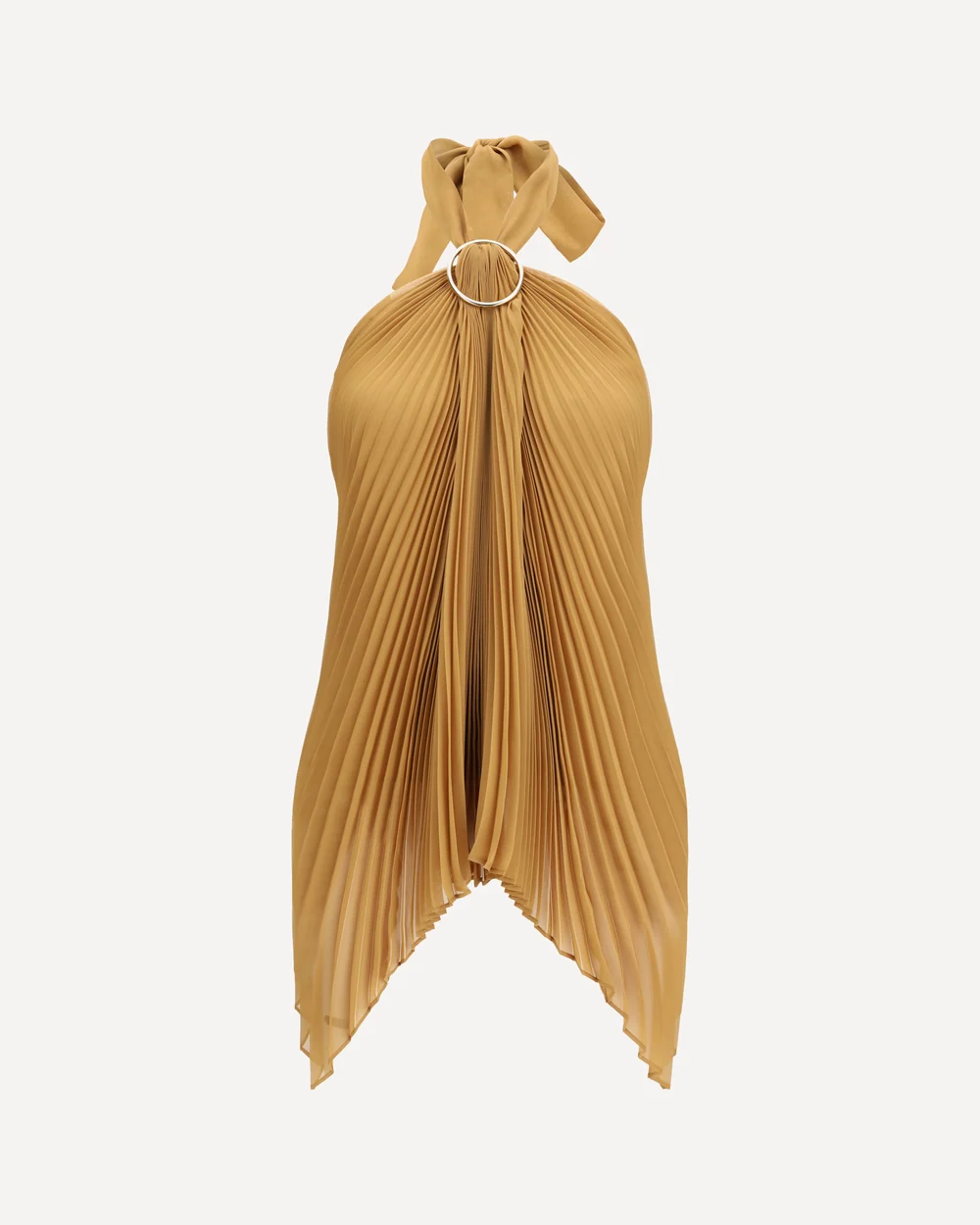 Plissé chiffon Top