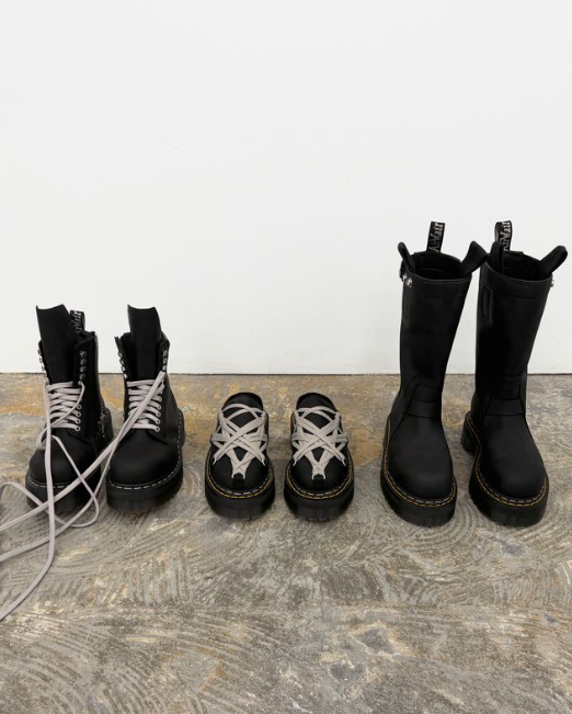 rick owens x dr martens