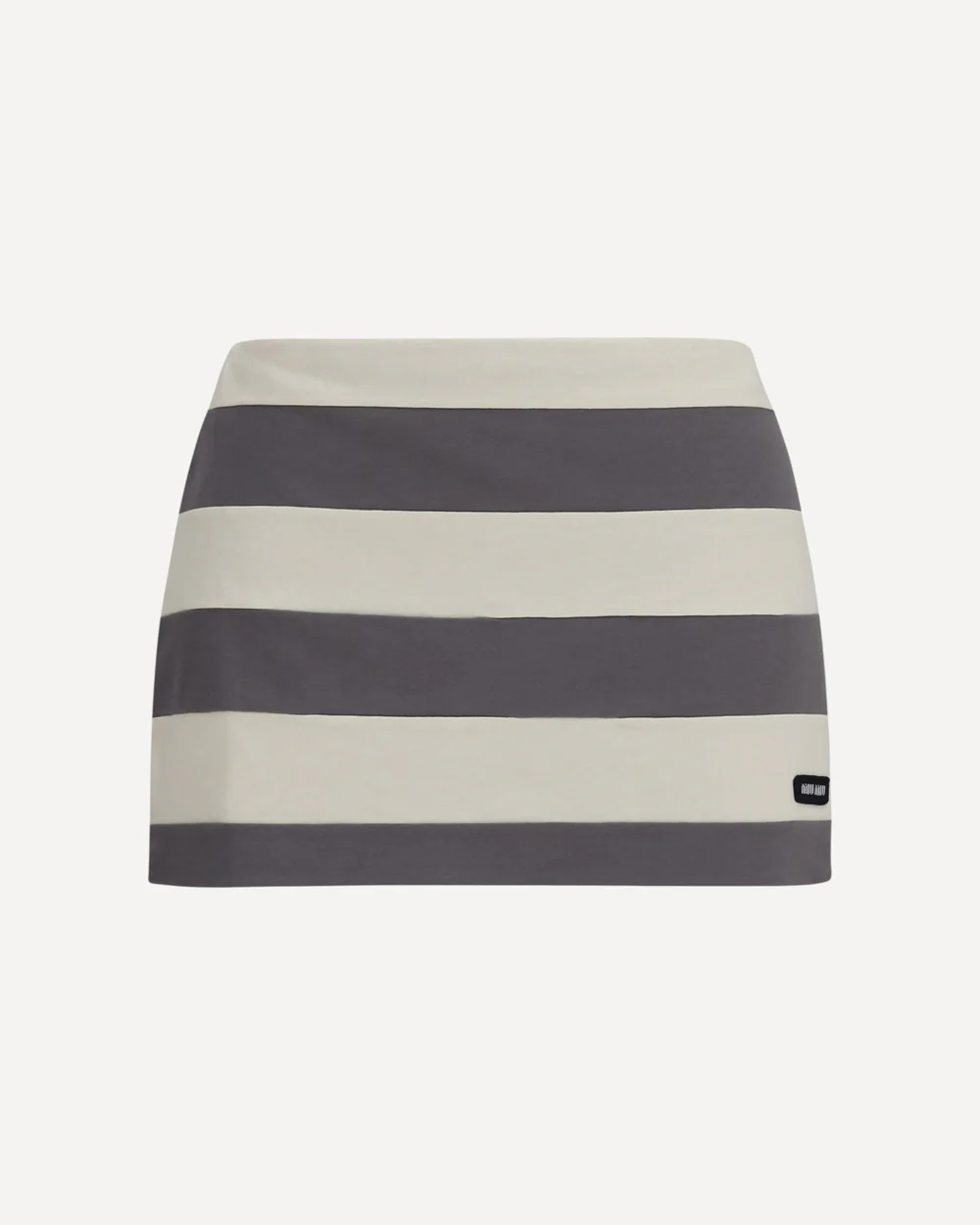 Striped cotton Mini Skirt