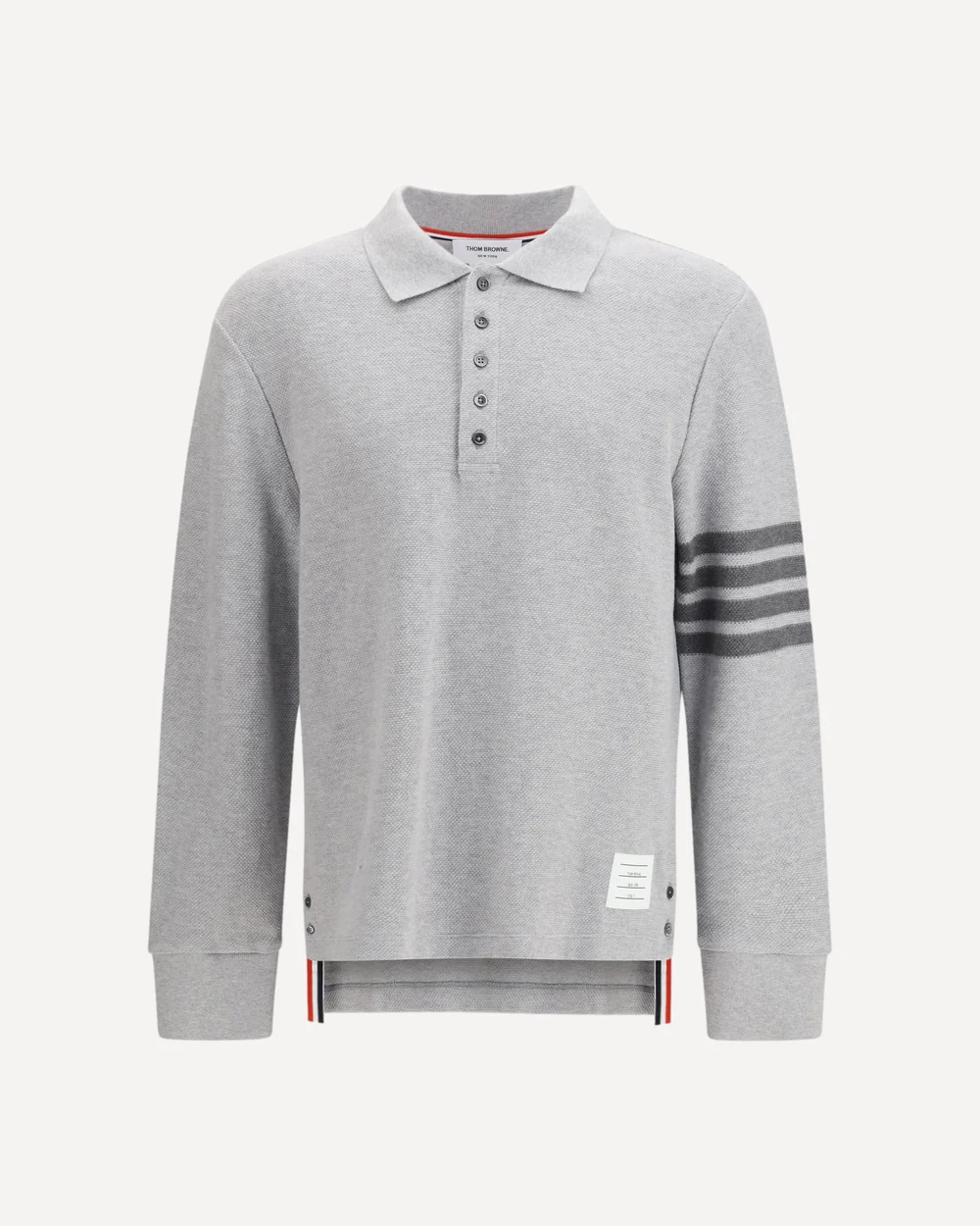 Piqué long-sleeve Polo