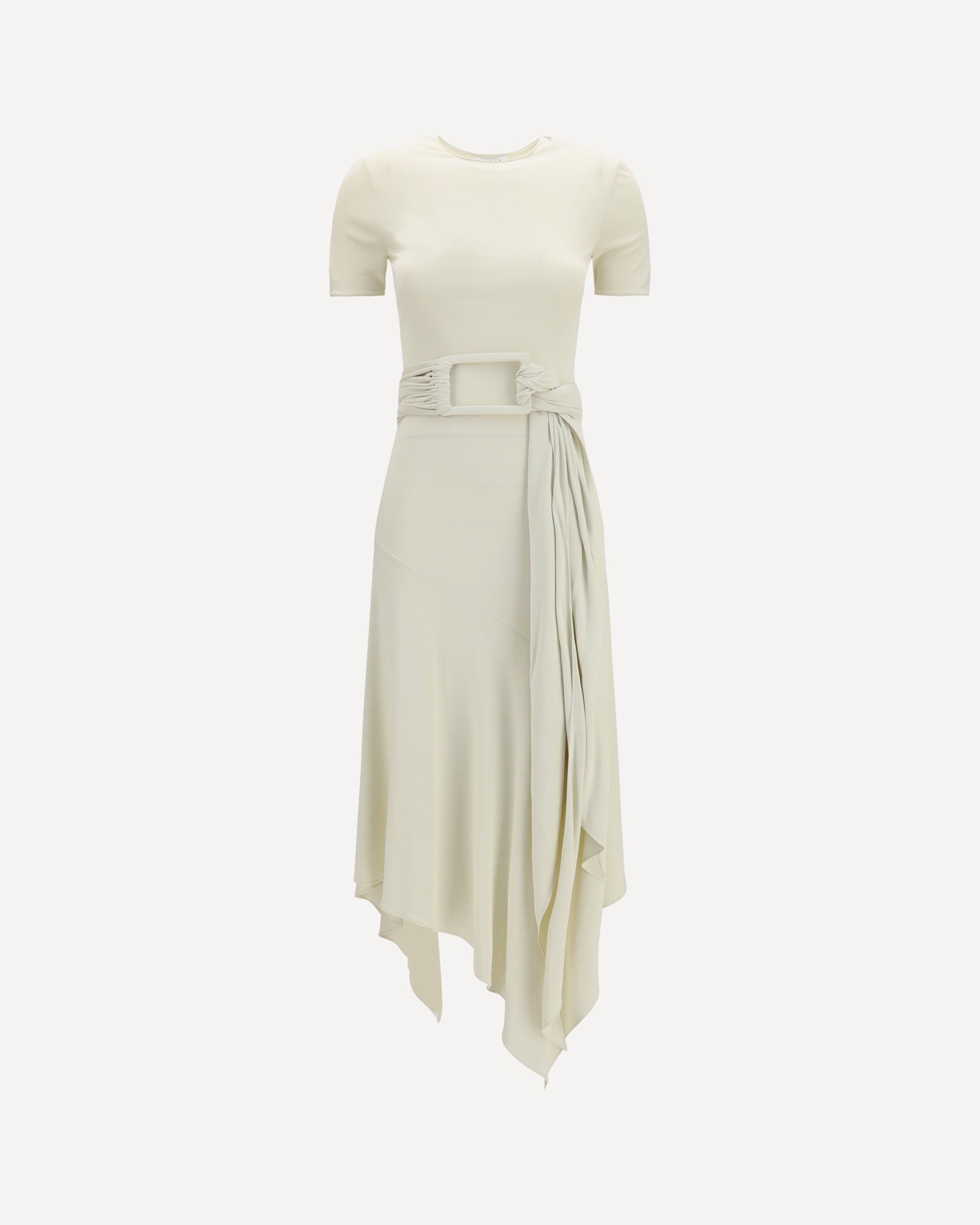 Belted jersey Dress