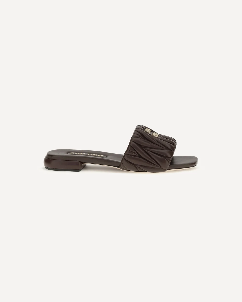 Matelassé nappa leather Sandals