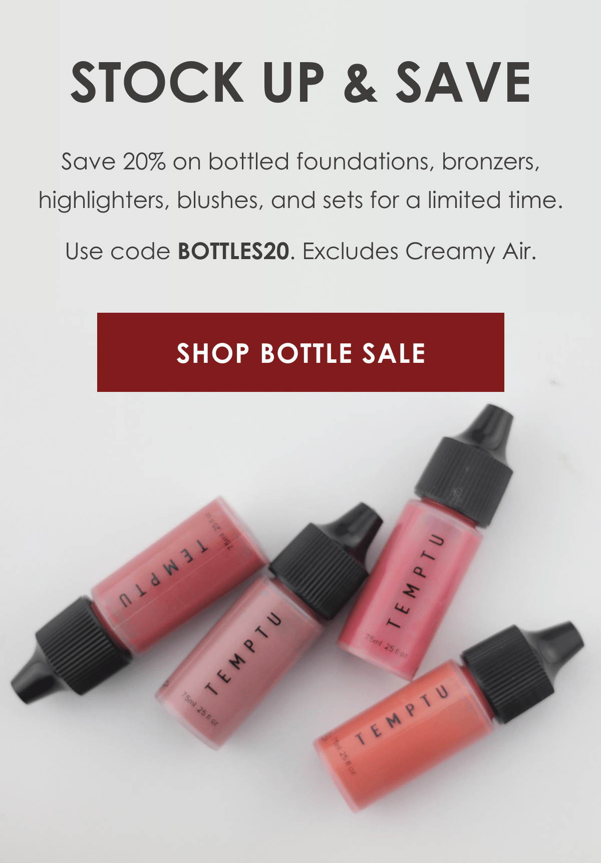 Shop Bottle Sale