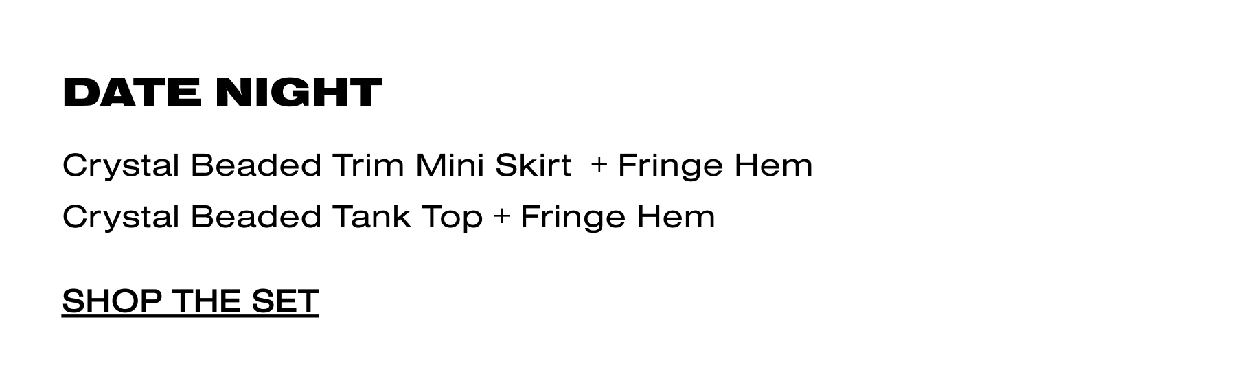Date Night | Shop the set