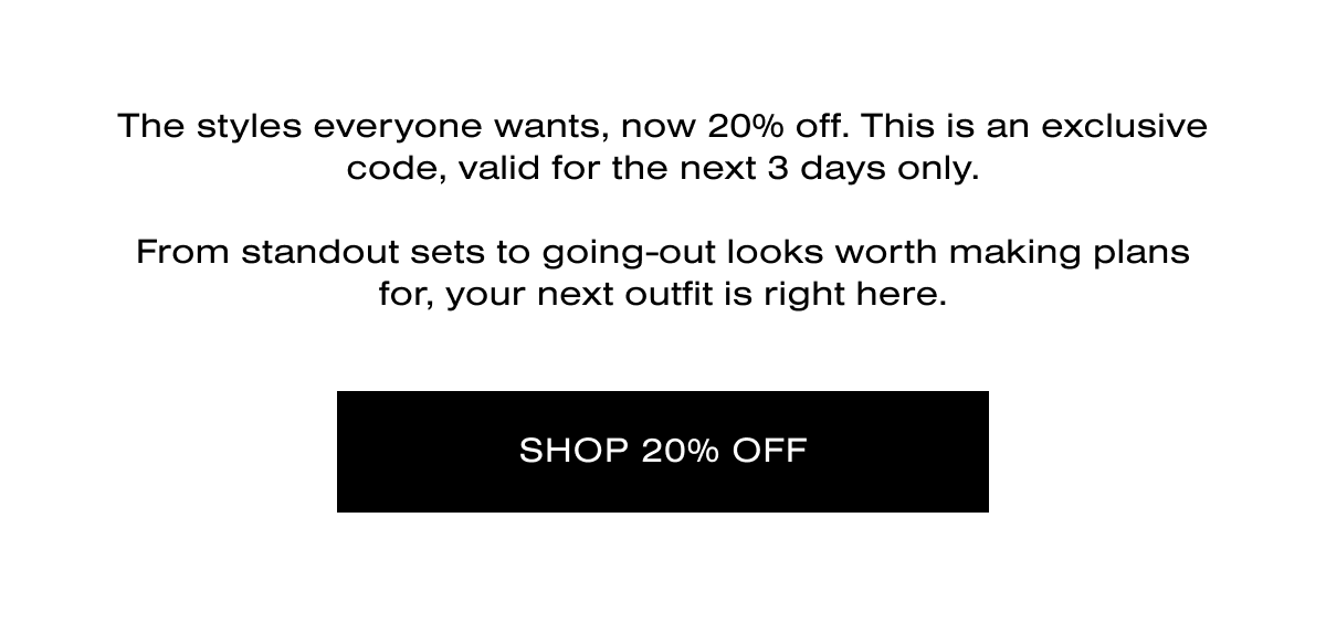 20% Off For 3 Days Only | CODE: ICONIC20