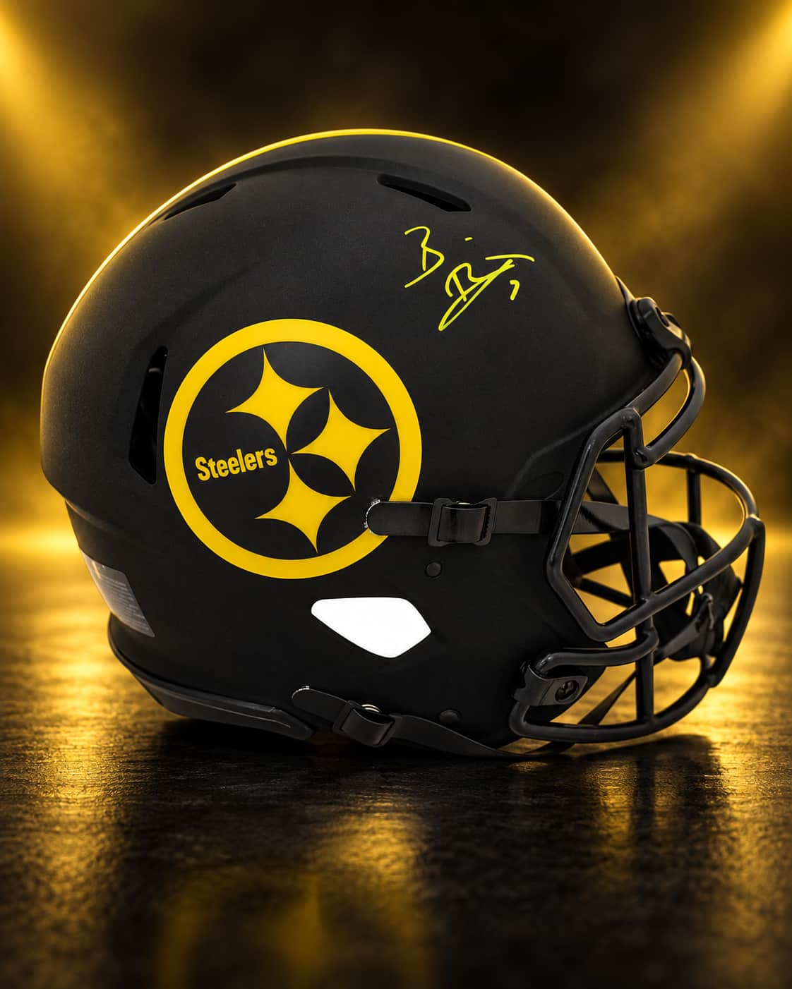 Ben Roethlisberger Autographed Pittsburgh Steelers Authentic Eclipse Helmet