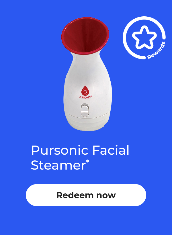 [Rewards] Pursonic Facial Steamer* – Redeem now