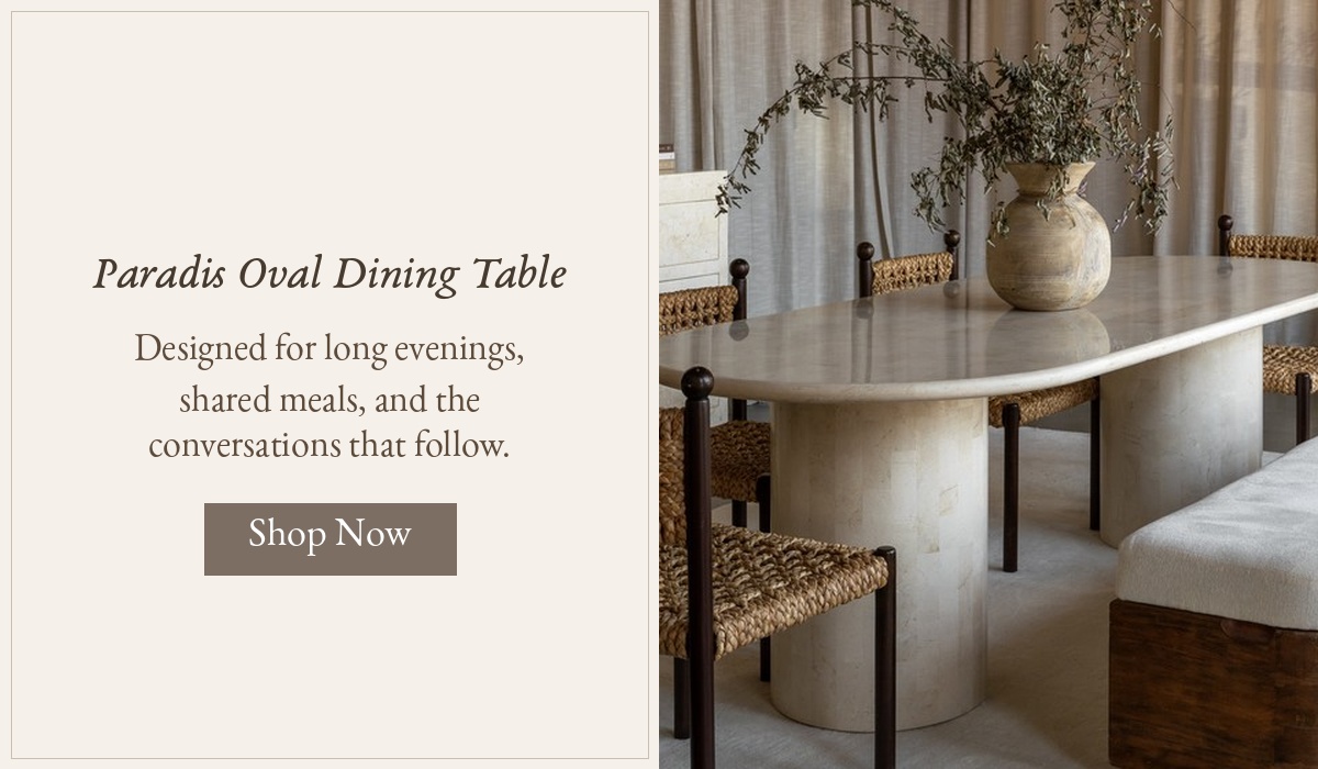 Paradis Oval Dining Table