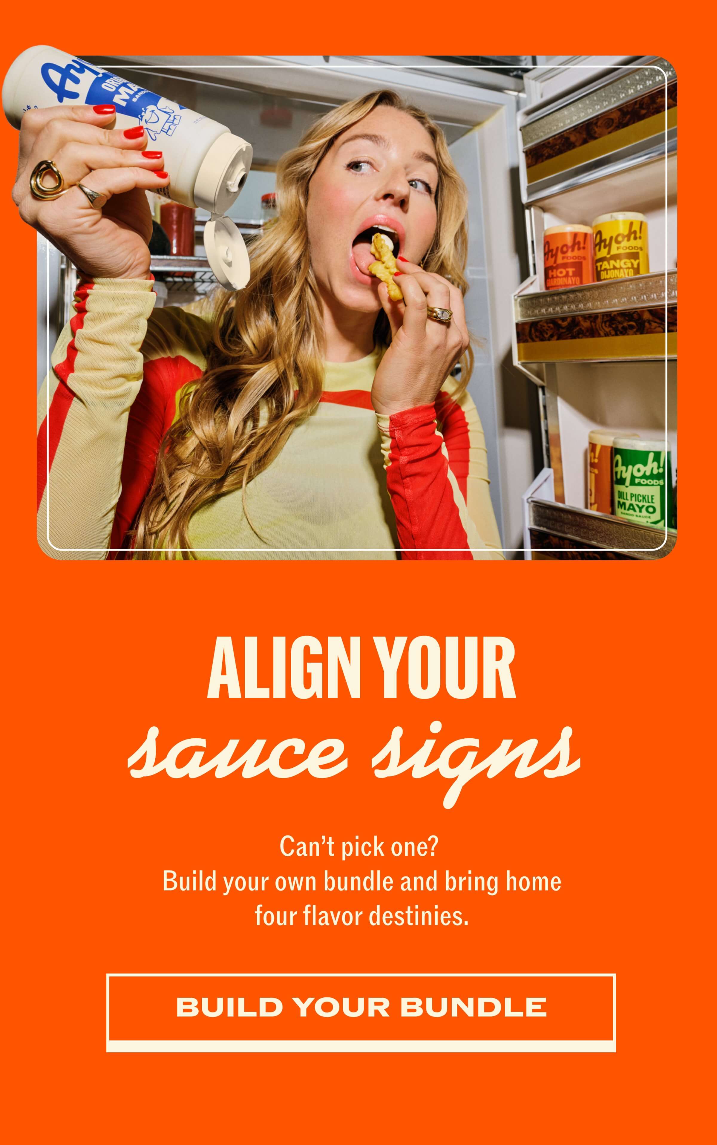 Align your sauce signs