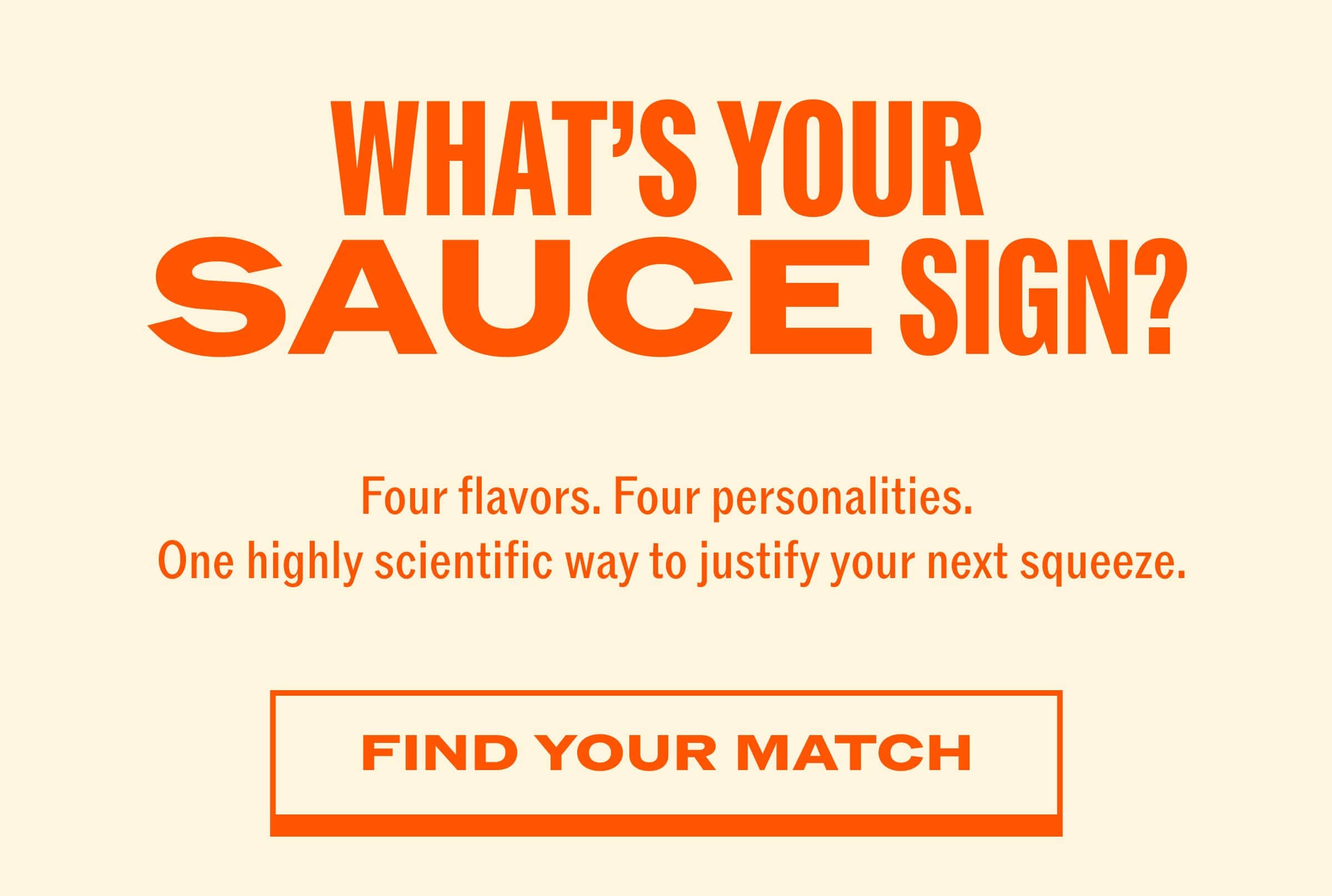 What's Your Sauce Sign?