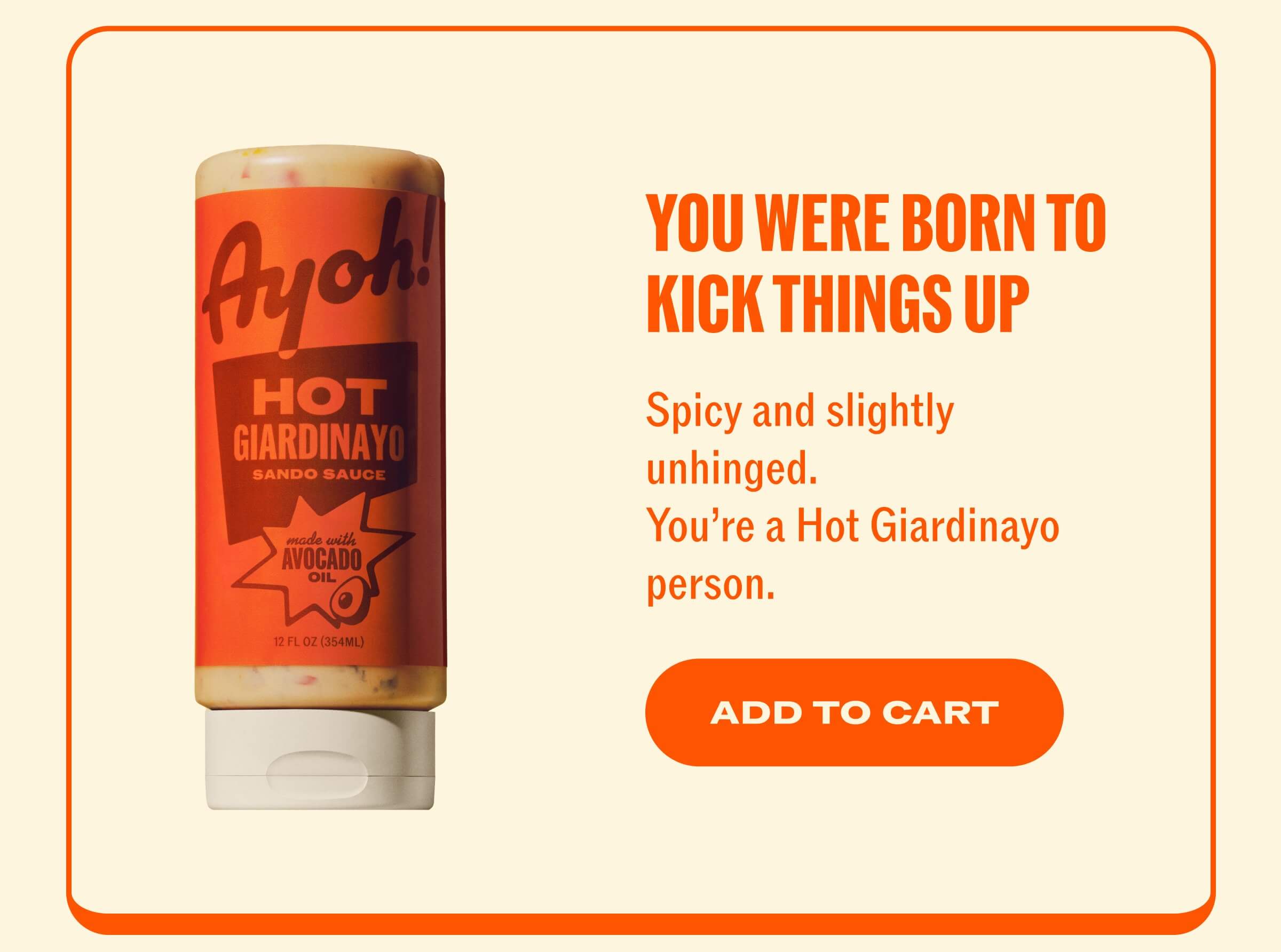 You were born to kick things up