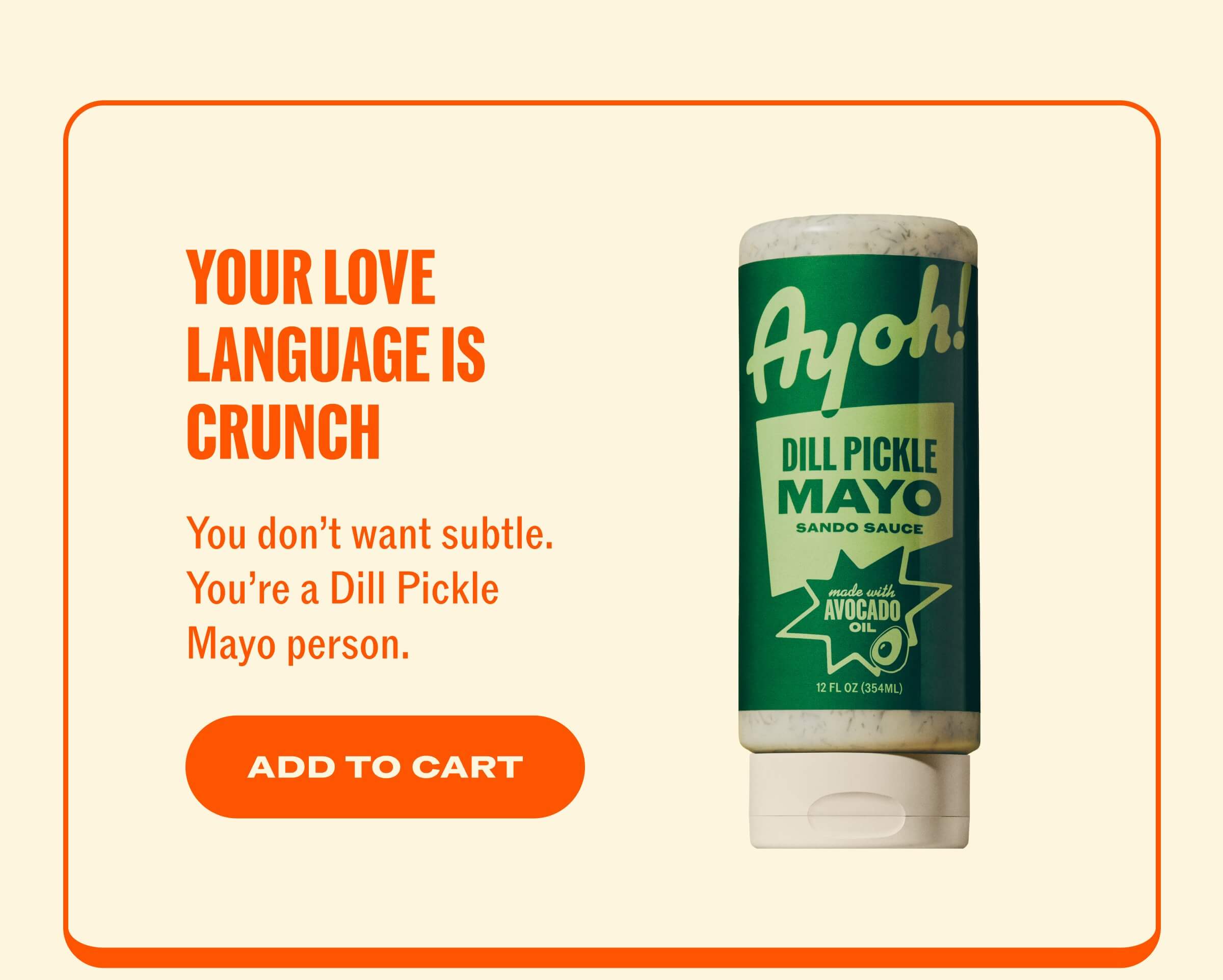 Your love language is crunch