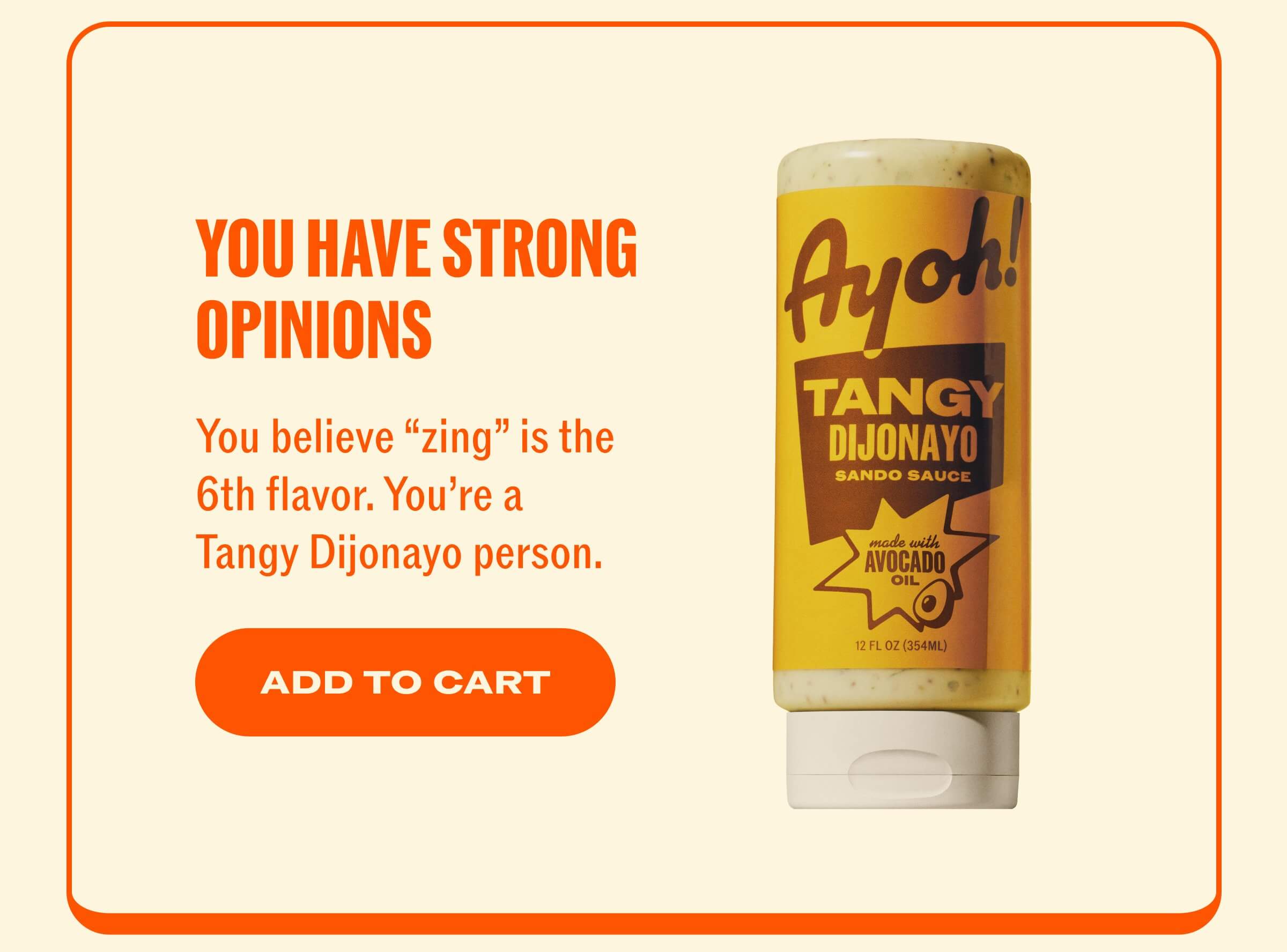 You have strong opinions