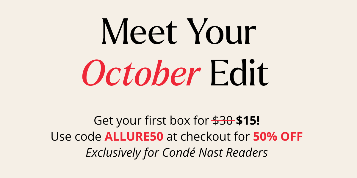 The October Box - Get your first box for $15 - 50% OFF