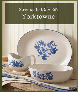 Yorktowne dinnerware (select items)