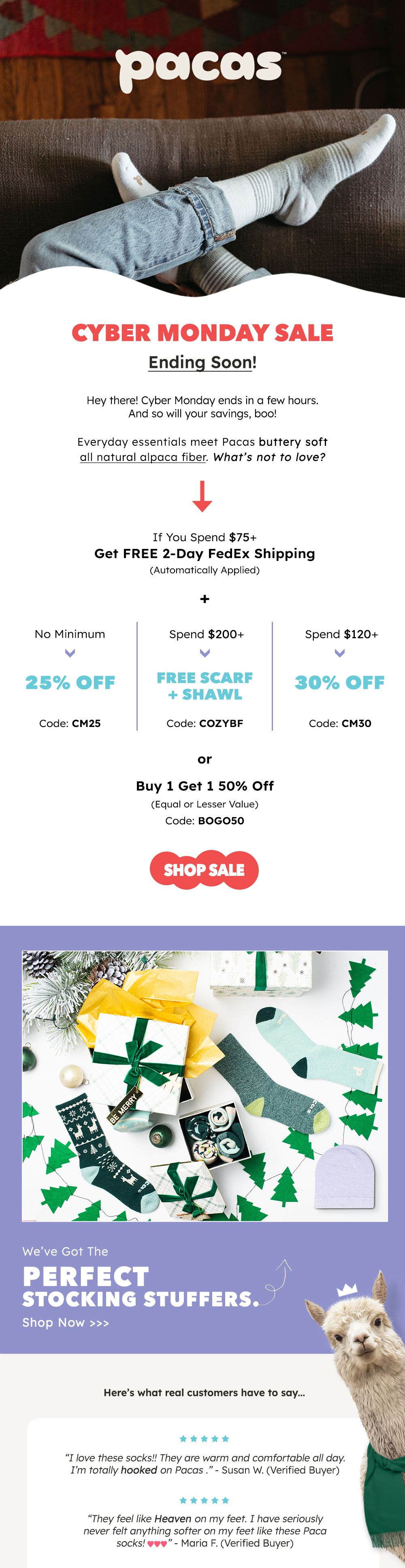 Pacas Black Friday Sale