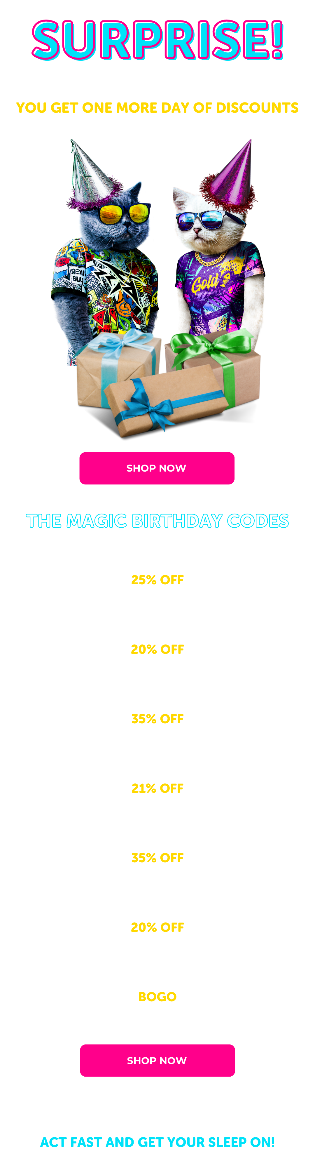 SURPRISE! 💥 IT'S A BIRTHDAY BLOWOUT! Pillow Cube