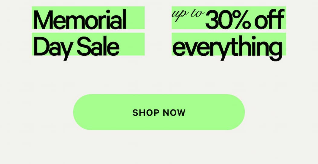 Memorial Day Sale