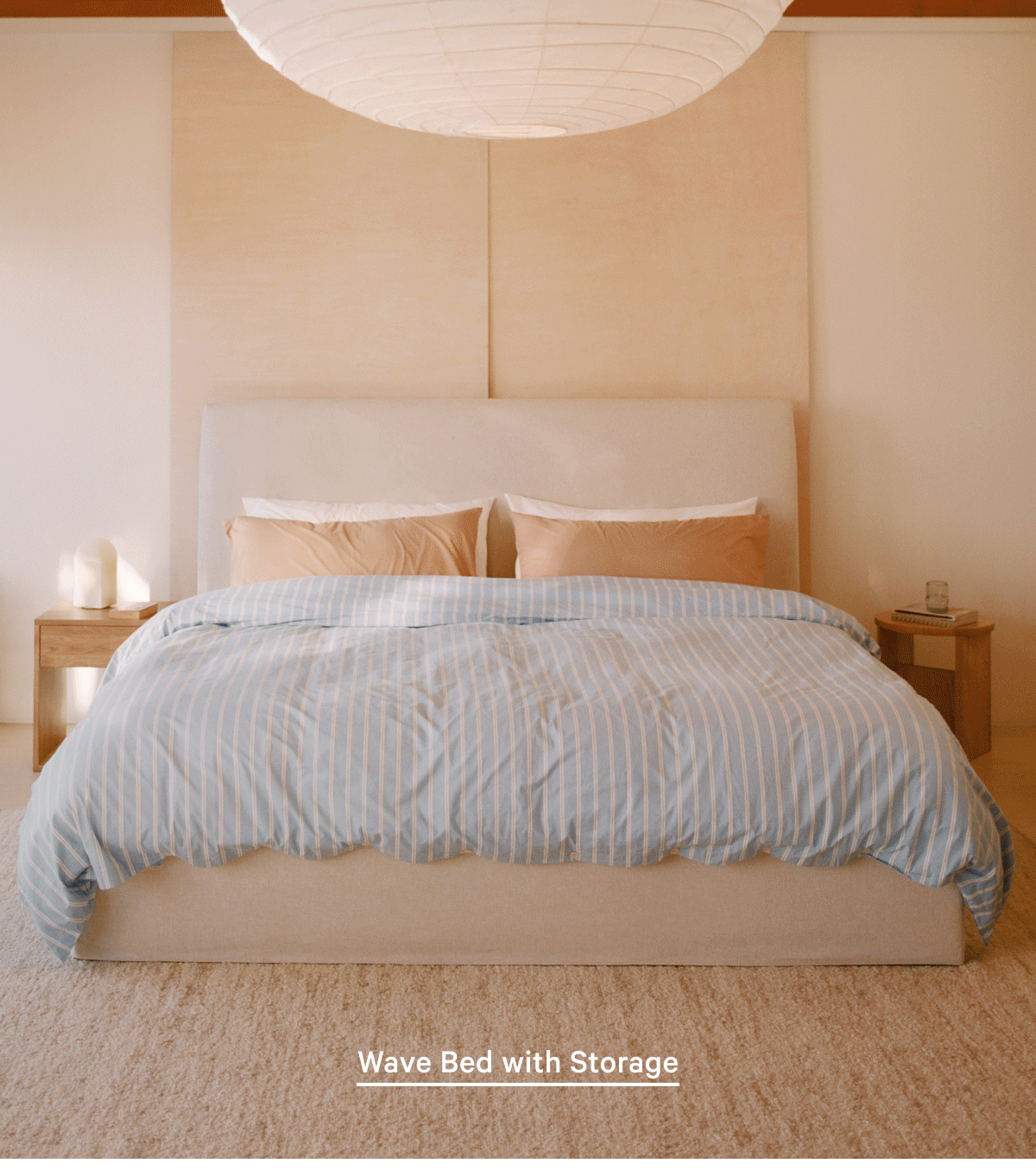 Wave Bed with Storage