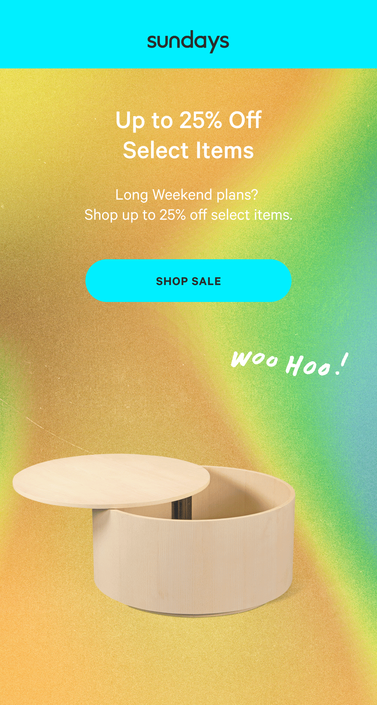 Up to 25% off select items