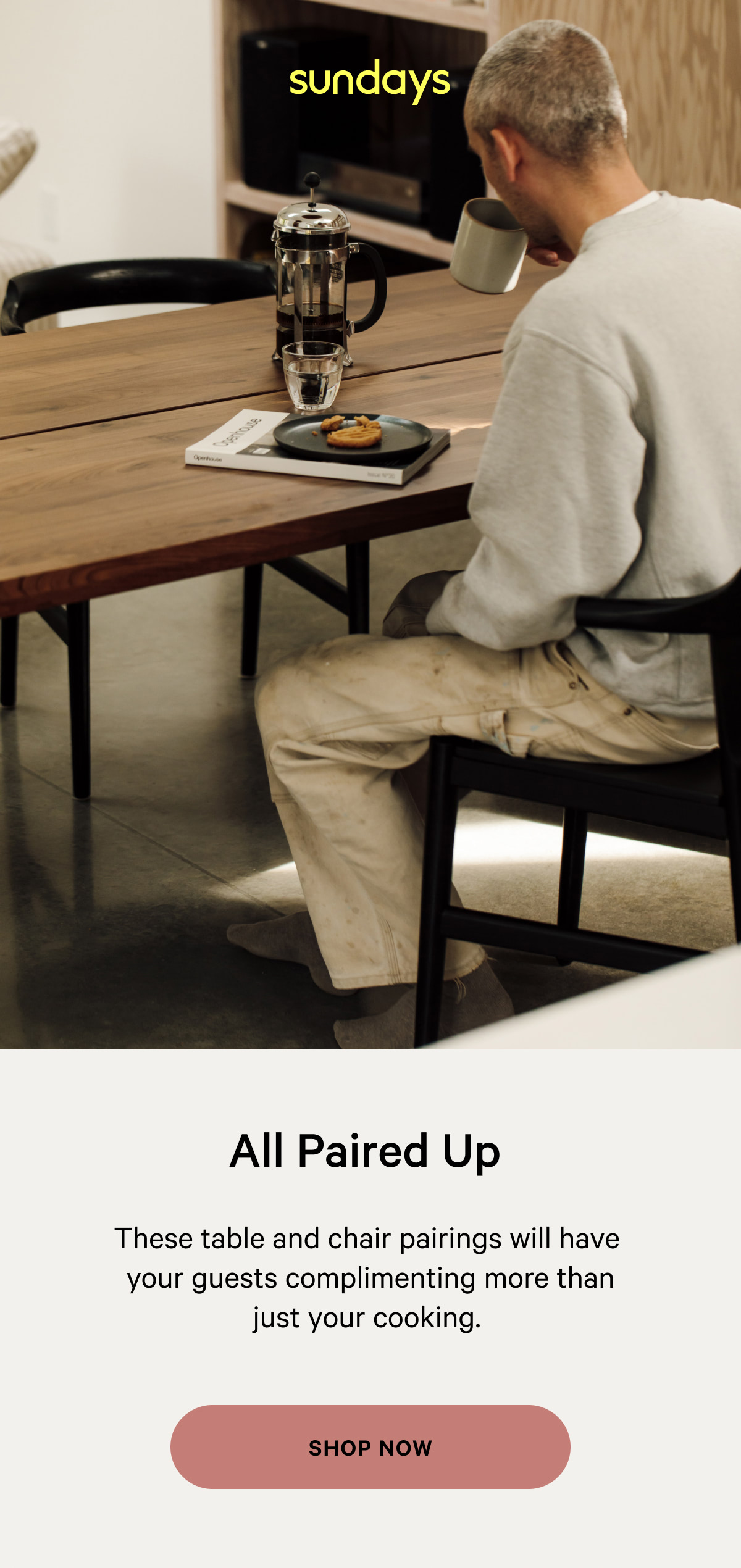 Newsletter content from sundays-company