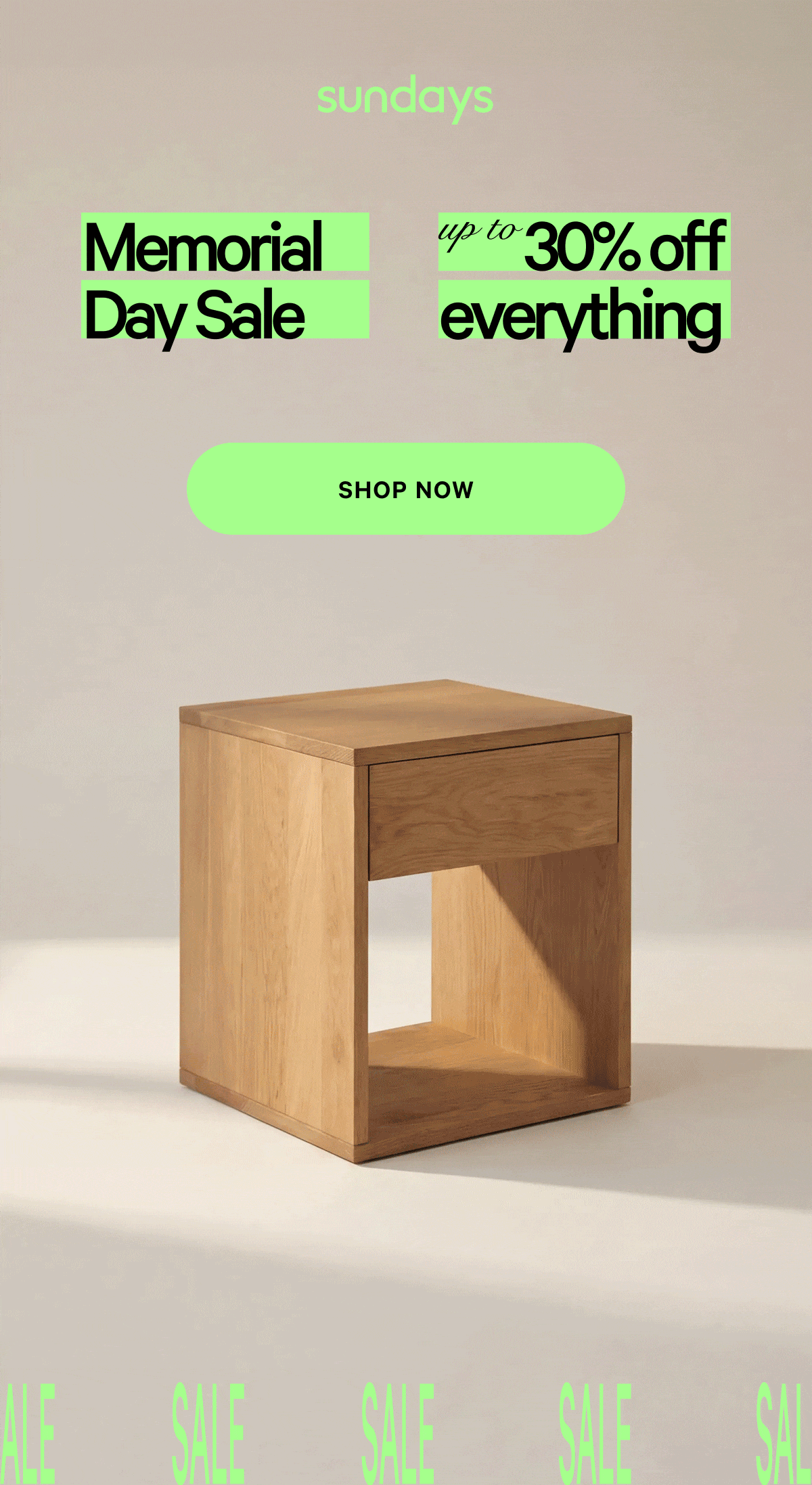 Spring Sale Up to 30% off everything
