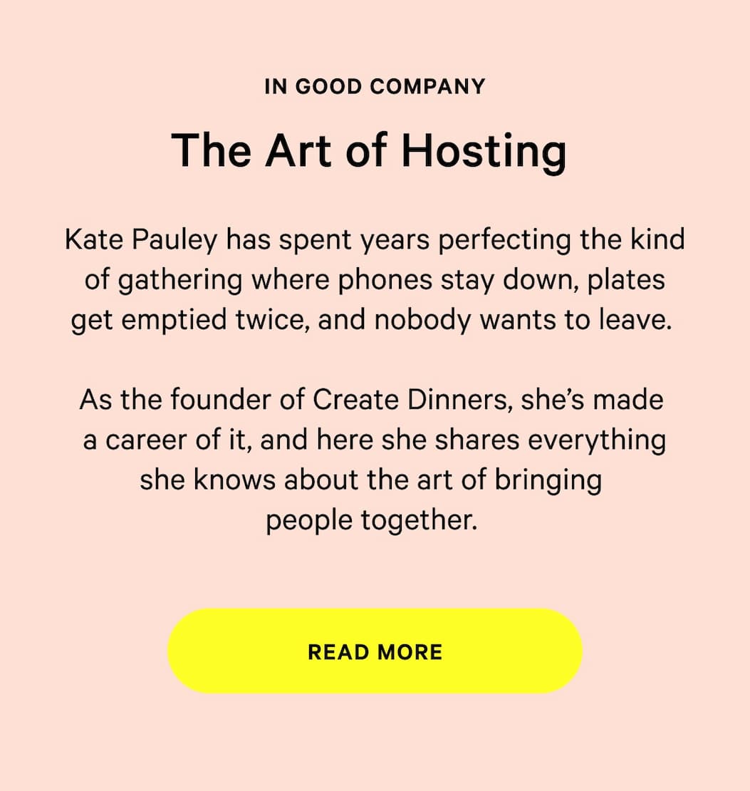 In Good Company | The Art of Hosting