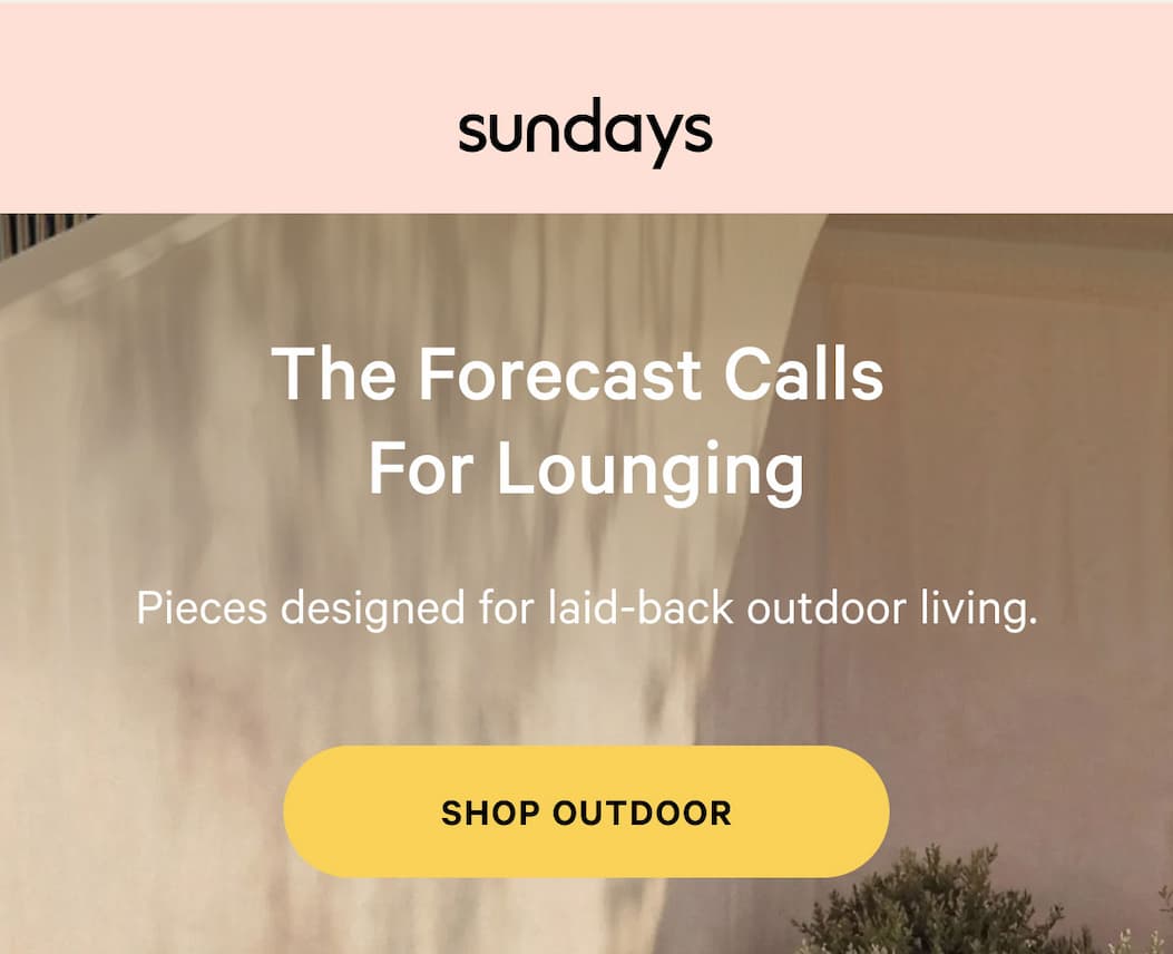 sundays | The Forecast Calls For Lounging