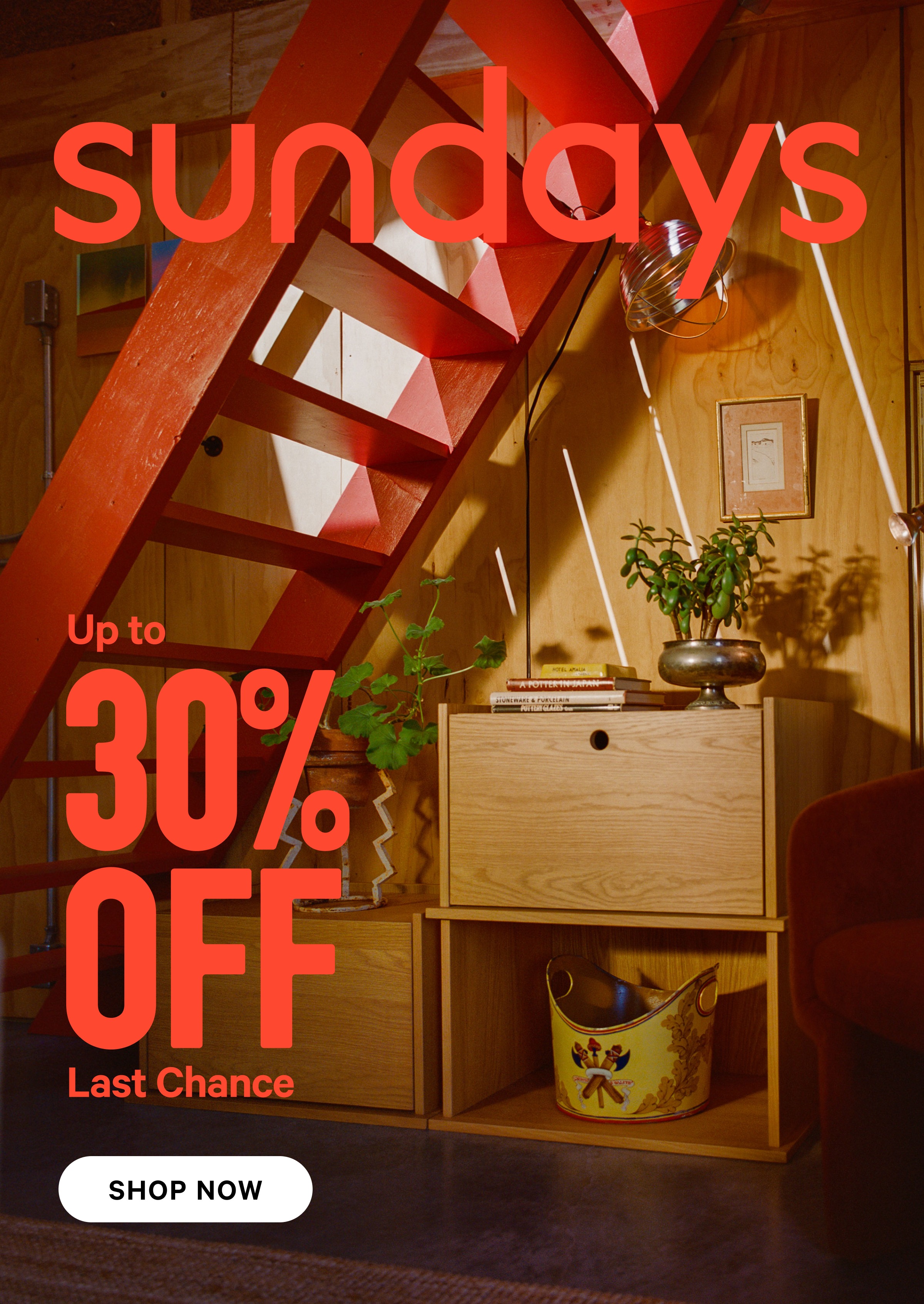 sundays - up to 30% off