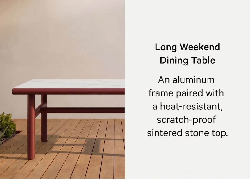 Long Weekend Dining Table