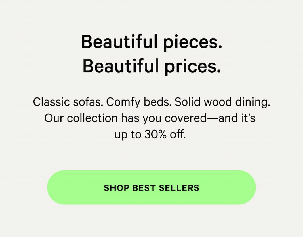 Beautiful pieces. Beautiful prices.