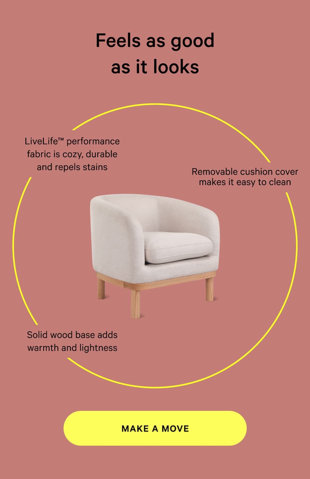 Feels as good as it looks [MAKE A MOVE]